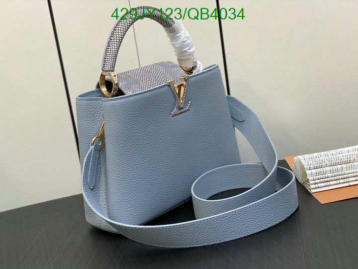 LV Bag-(Mirror)-Handbag- Code: QB4034