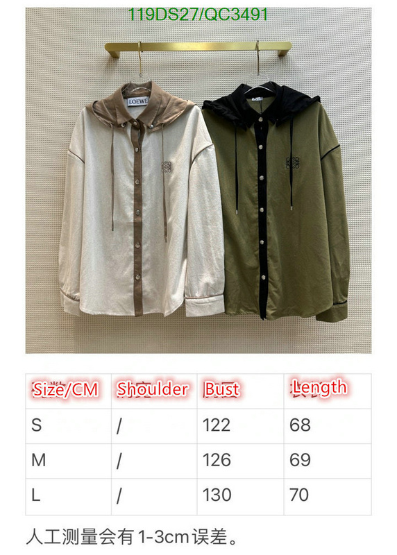 Clothing-Loewe Code: QC3491 $: 119USD