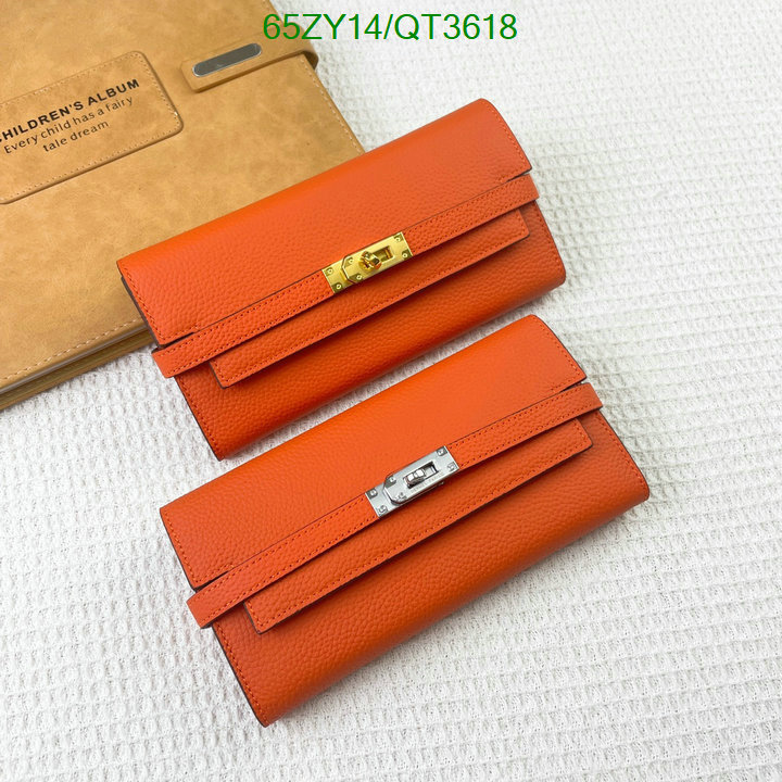 Hermes Bag-(4A)-Wallet- Code: QT3618 $: 65USD