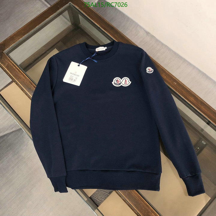 Clothing-Moncler Code: RC7026 $: 75USD