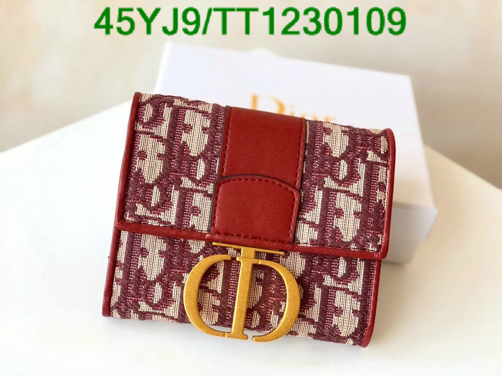 Dior Bags-(4A)-Wallet- Code: TT1230109 $: 45USD