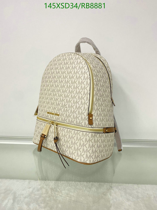 Michael Kors Bag-(Mirror)-Backpack- Code: RB8881 $: 145USD