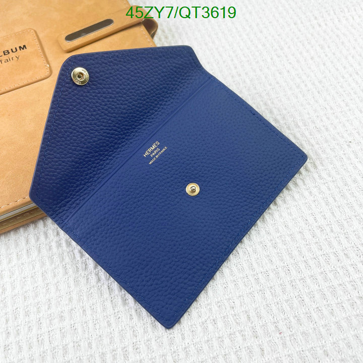 Hermes Bag-(4A)-Wallet- Code: QT3619 $: 45USD