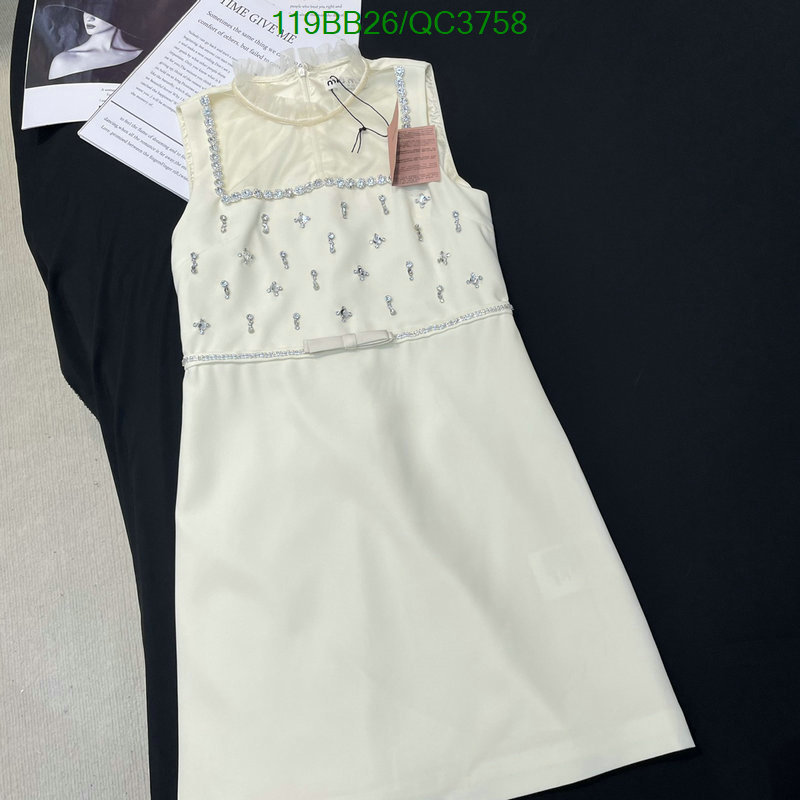 Clothing-MIUMIU Code: QC3758 $: 119USD