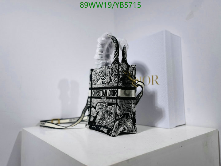 Dior Bag-(Mirror)-Book Tote- Code: YB5715 $: 89USD