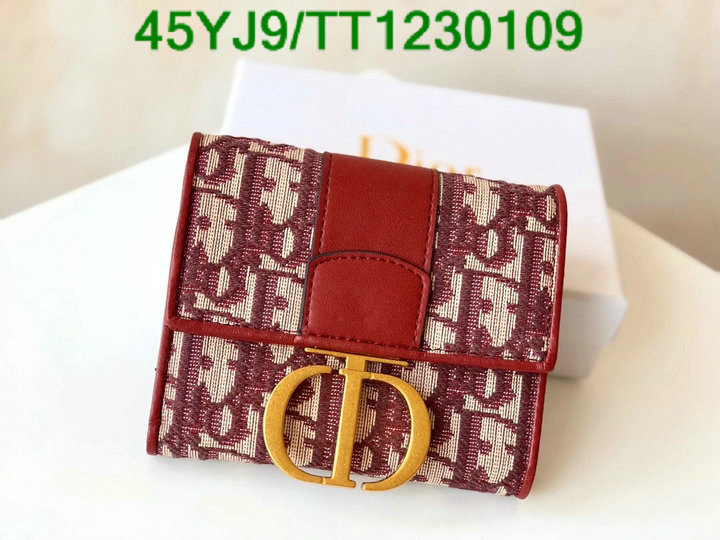 Dior Bag-(4A)-Wallet- Code: TT1230109 $: 45USD