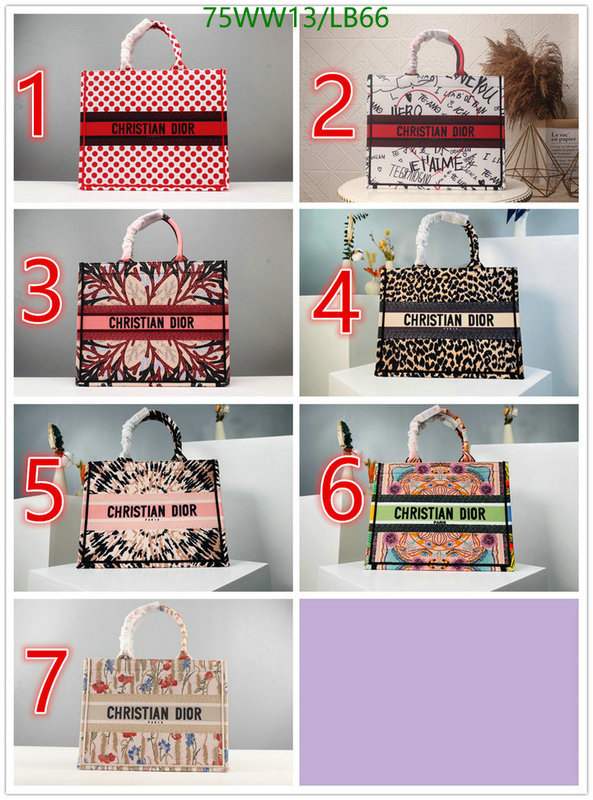 DiorBag-(4A)-Book Tote- Code: LB66 $: 75USD