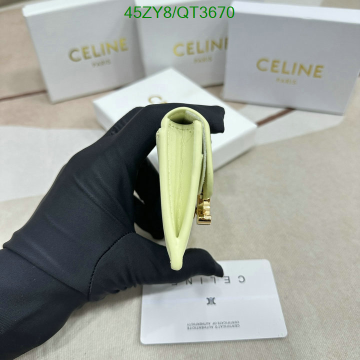 Celine Bag-(4A)-Wallet- Code: QT3670 $: 45USD