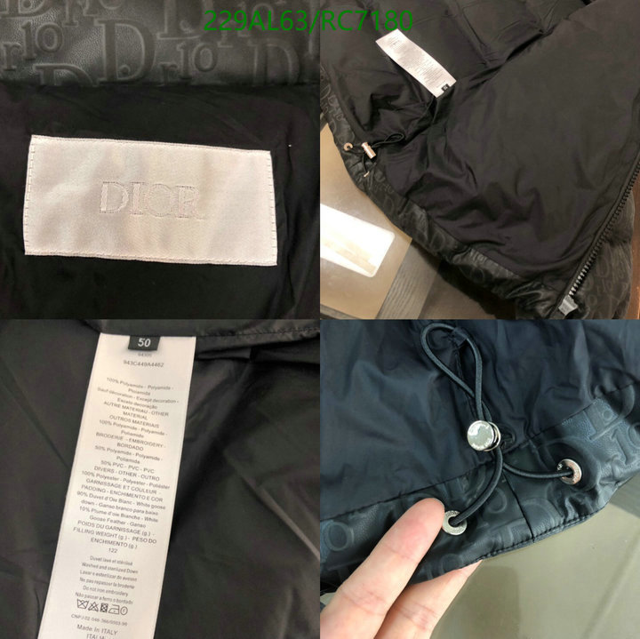 Down jacket Men-Dior Code: RC7180 $: 229USD