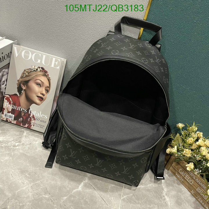 LV Bag-(4A)-Backpack- Code: QB3183 $: 105USD