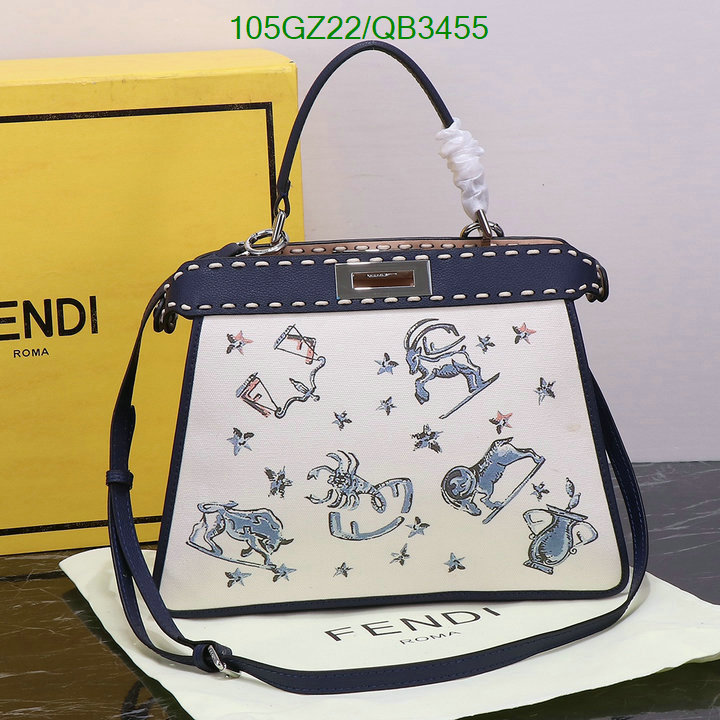 Fendi Bag-(4A)-Peekaboo Code: QB3455 $: 105USD