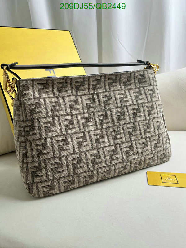 Fendi Bag-(Mirror)-Handbag- Code: QB2449 $: 209USD