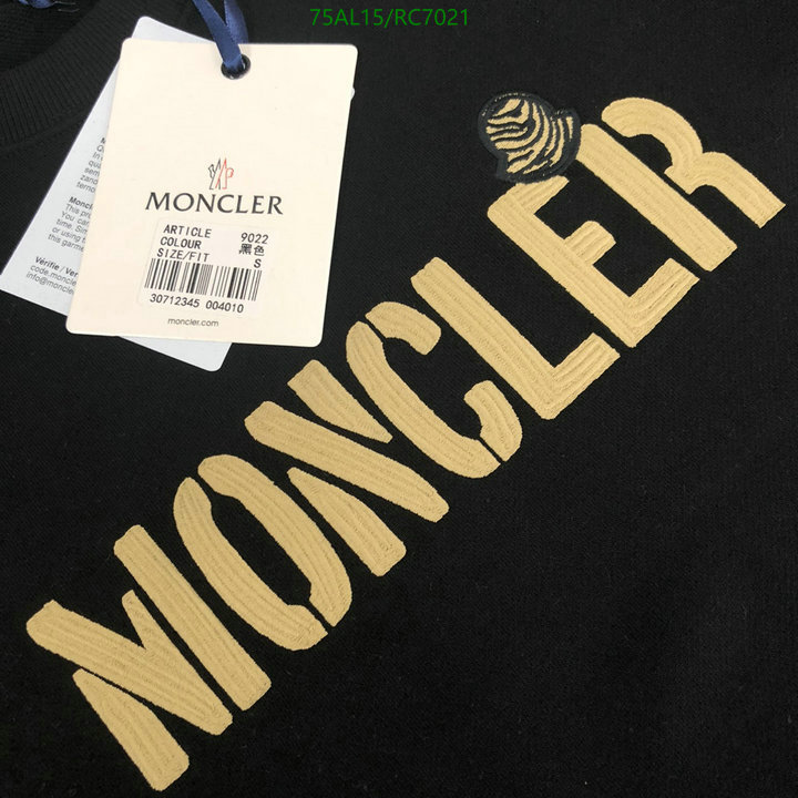Clothing-Moncler Code: RC7021 $: 75USD