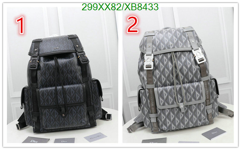 Dior Bag-(Mirror)-Backpack- Code: XB8433 $: 299USD