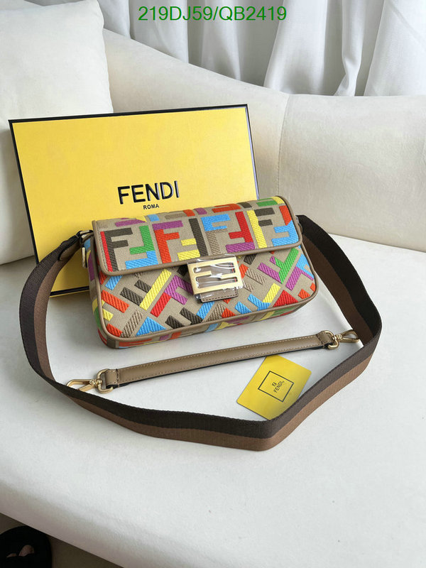 Fendi Bag-(Mirror)-Baguette- Code: QB2419 $: 219USD