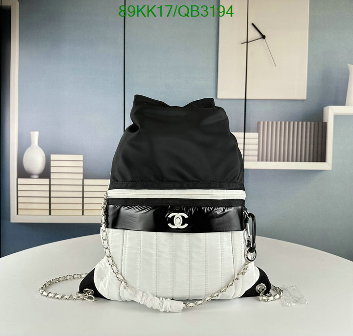 Chanel Bags-(4A)-Backpack- Code: QB3194 $: 89USD