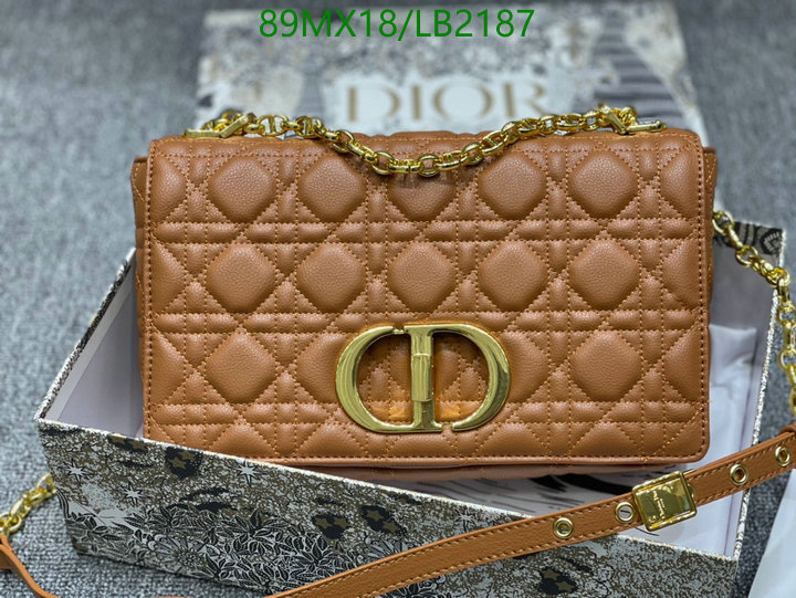 Dior Bags-(4A)-Caro- Code: LB2187 $: 89USD