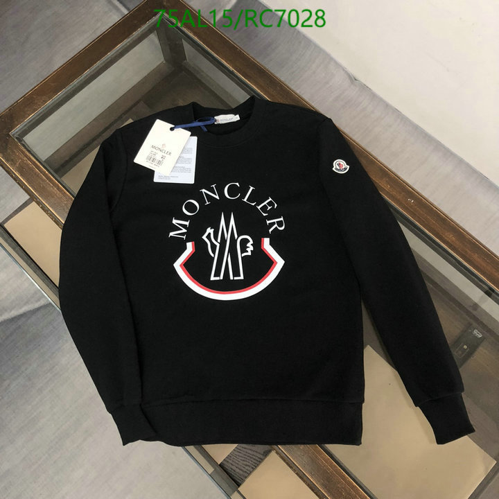 Clothing-Moncler Code: RC7028 $: 75USD