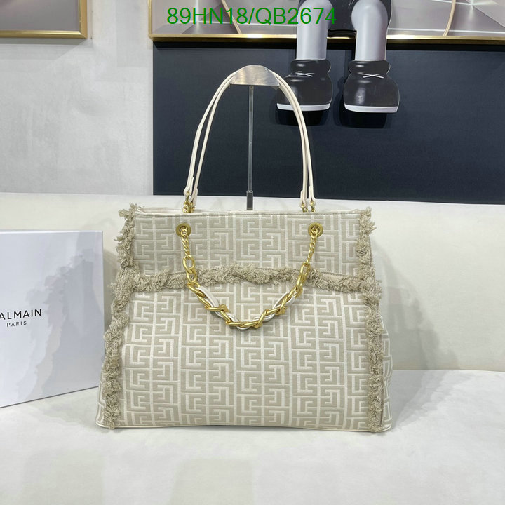 Balmain Bag-(4A)-Handbag- Code: QB2674 $: 89USD