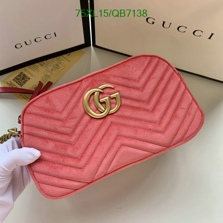 Gucci Bag-(4A)-Marmont Code: QB7138 $: 75USD