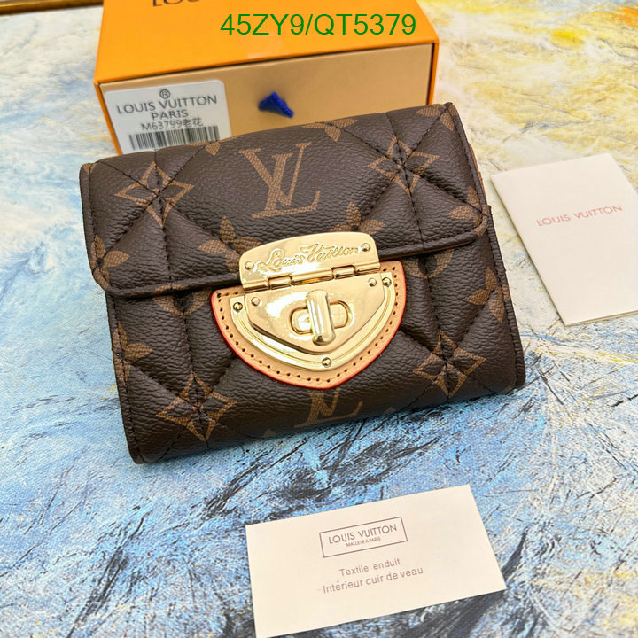 LV Bag-(4A)-Wallet- Code: QT5379 $: 45USD