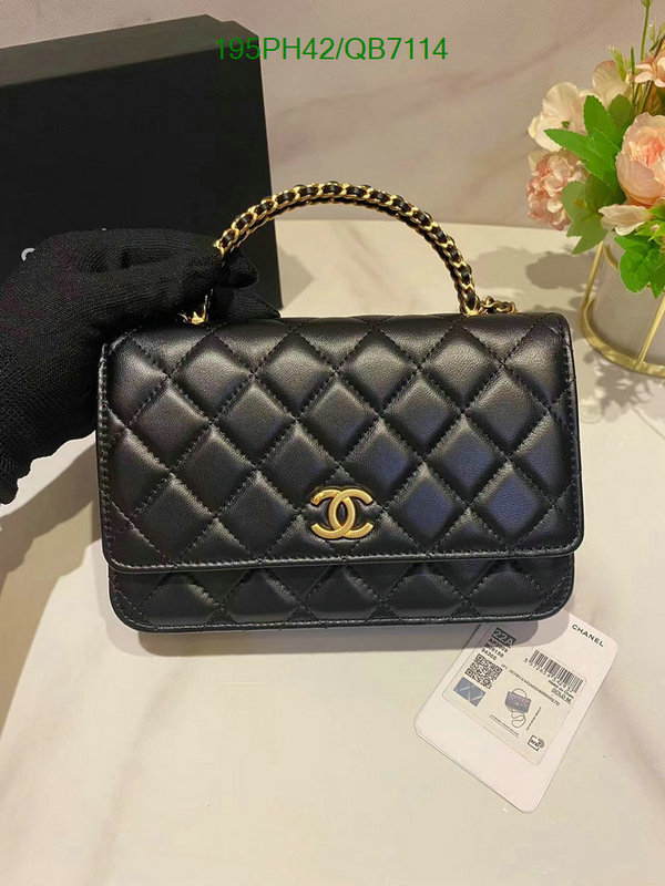 Chanel Bag-(Mirror)-Diagonal- Code: QB7114 $: 195USD