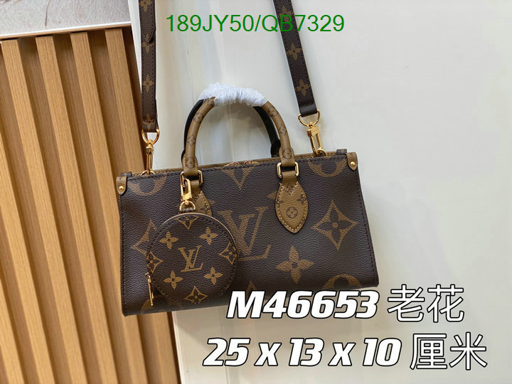 LV Bag-(Mirror)-Handbag- Code: QB7329 $: 189USD