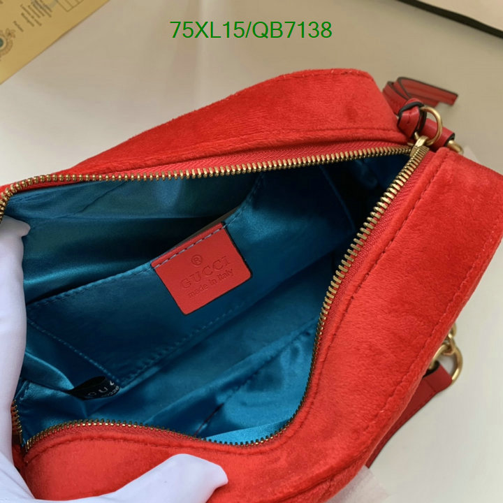 Gucci Bag-(4A)-Marmont Code: QB7138 $: 75USD