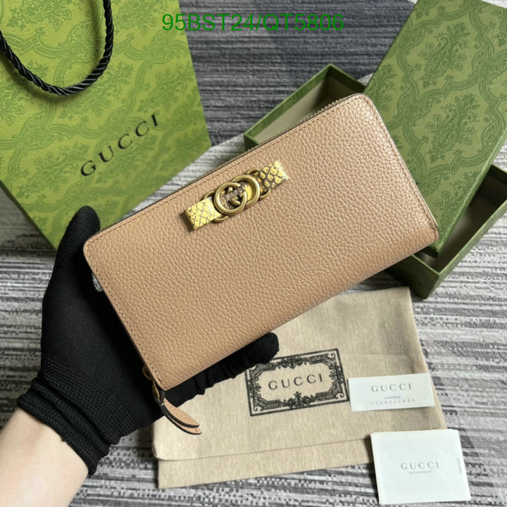 Gucci Bag-(Mirror)-Wallet- Code: QT5806 $: 95USD