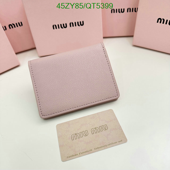 Miu Miu Bag-(4A)-Wallet- Code: QT5399 $: 45USD