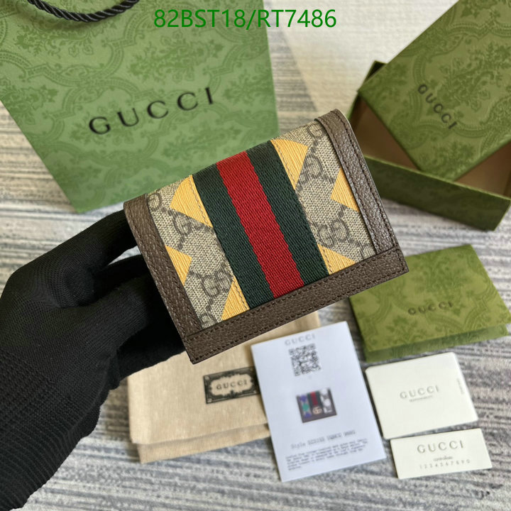 Gucci Bag-(Mirror)-Wallet- Code: RT7486 $: 82USD