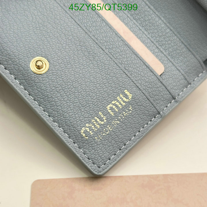 Miu Miu Bag-(4A)-Wallet- Code: QT5399 $: 45USD