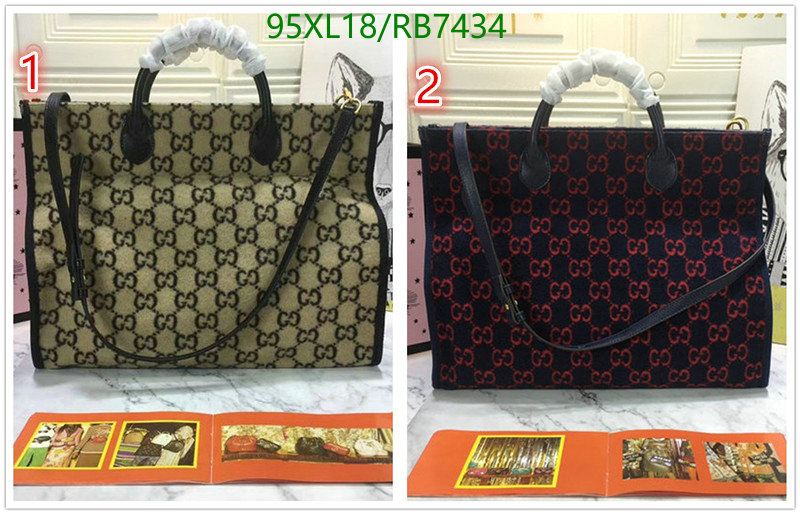 Gucci Bag-(4A)-Handbag- Code: RB7434 $: 95USD