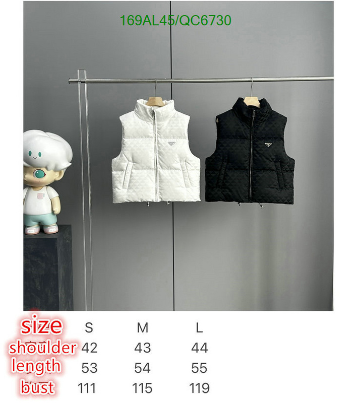 Down jacket Women-Prada Code: QC6730 $: 169USD