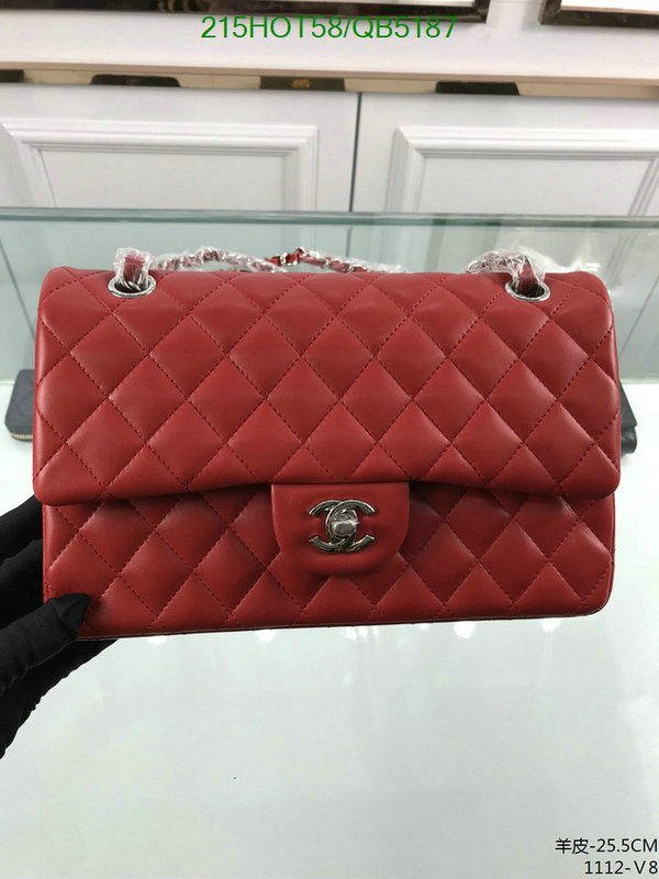 Chanel Bag-(Mirror)-Diagonal- Code: QB5187 $: 215USD