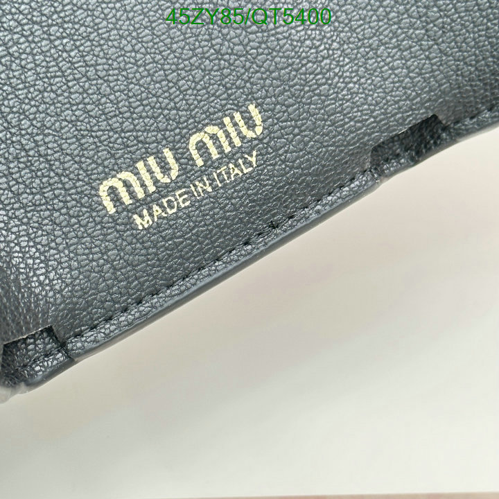 Miu Miu Bag-(4A)-Wallet- Code: QT5400 $: 45USD