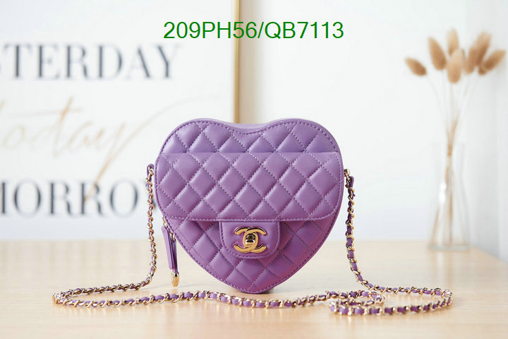 Chanel Bag-(Mirror)-Diagonal- Code: QB7113 $: 209USD