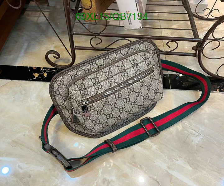 Gucci Bag-(4A)-Belt Bag-Chest Bag-- Code: QB7134 $: 69USD