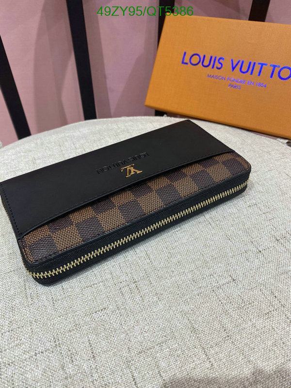 LV Bag-(4A)-Wallet- Code: QT5386 $: 49USD