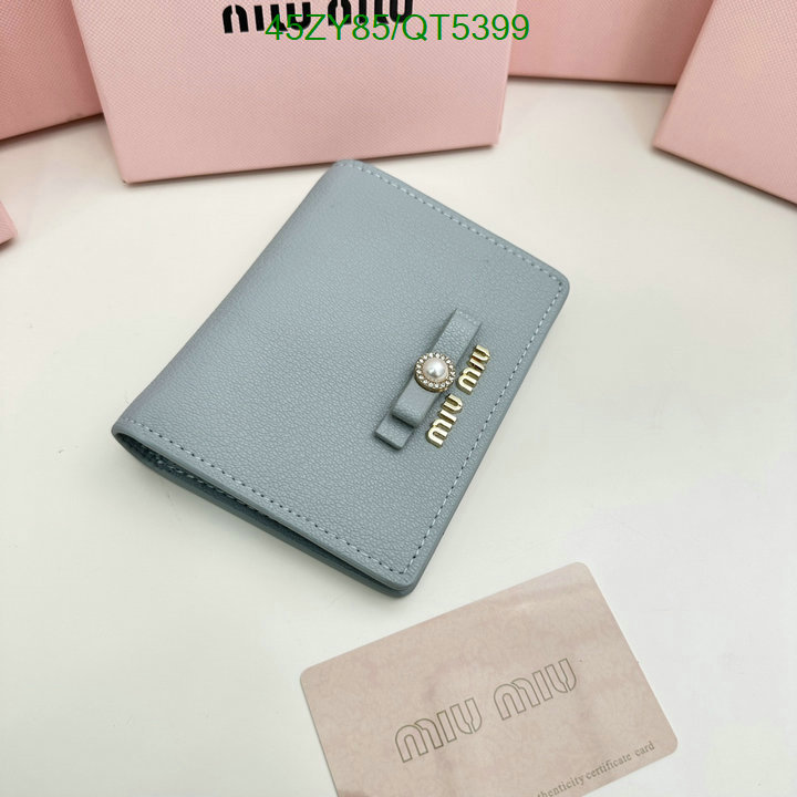 Miu Miu Bag-(4A)-Wallet- Code: QT5399 $: 45USD