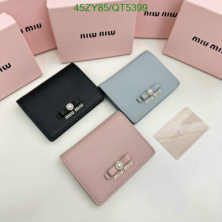 Miu Miu Bag-(4A)-Wallet- Code: QT5399 $: 45USD