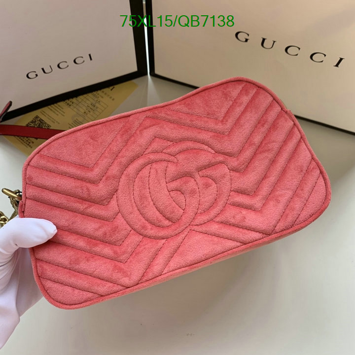 Gucci Bag-(4A)-Marmont Code: QB7138 $: 75USD