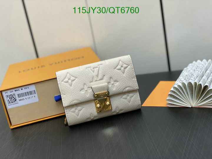 LV Bag-(Mirror)-Wallet- Code: QT6760 $: 115USD