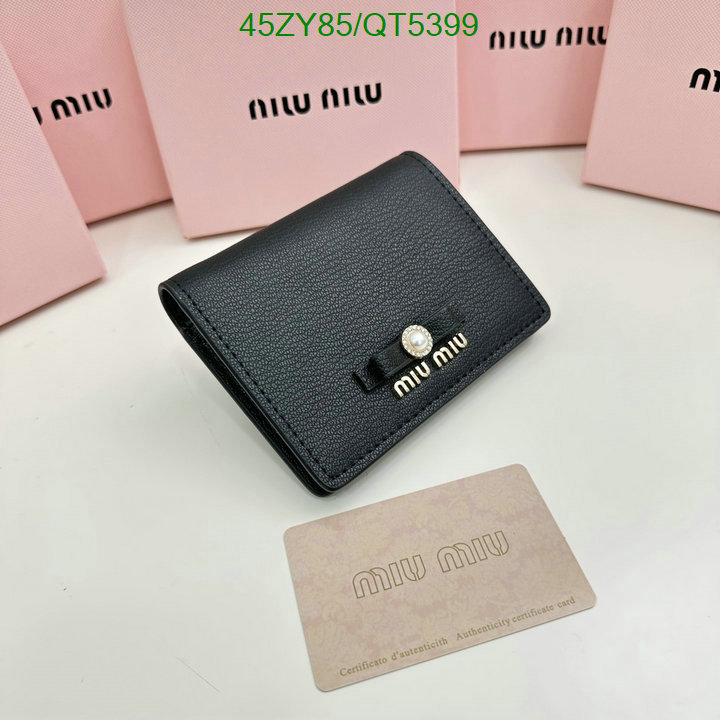 Miu Miu Bag-(4A)-Wallet- Code: QT5399 $: 45USD