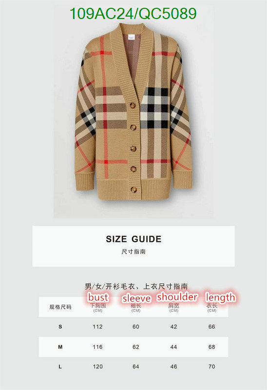 Clothing-Burberry Code: QC5089 $: 109USD