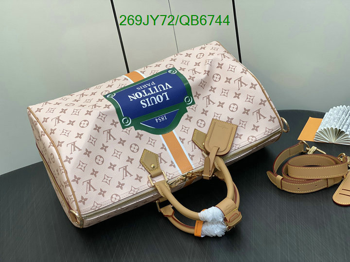 LV Bag-(Mirror)-Keepall BandouliRe 45-50- Code: QB6744 $: 269USD