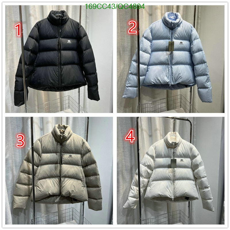 Down jacket Women-Balenciaga Code: QC4894 $: 169USD