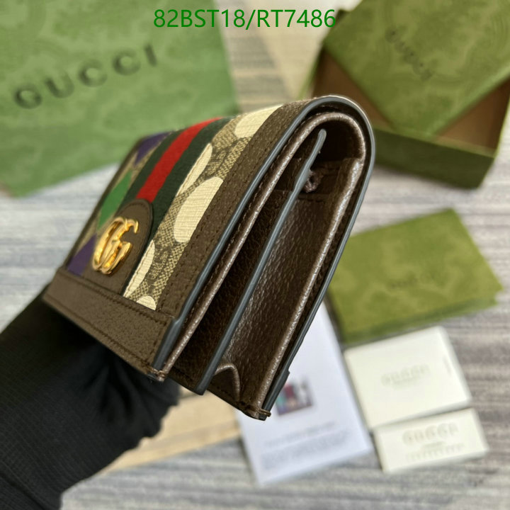 Gucci Bag-(Mirror)-Wallet- Code: RT7486 $: 82USD