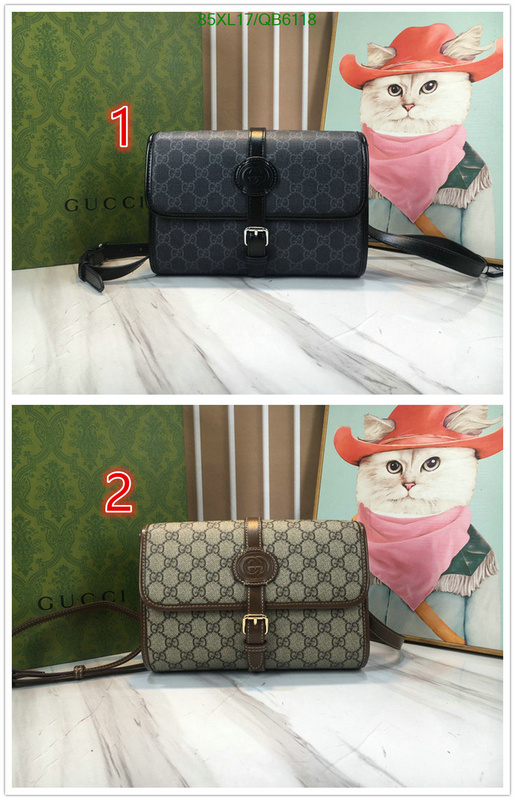 Gucci Bag-(4A)-Diagonal- Code: QB6118 $: 85USD