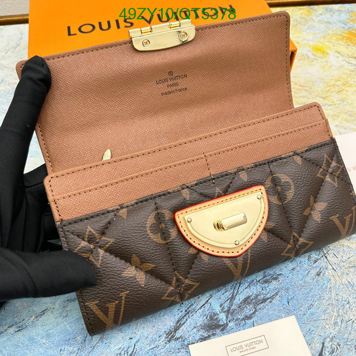 LV Bag-(4A)-Wallet- Code: QT5378 $: 49USD